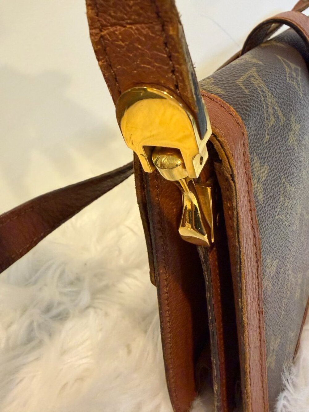Rare Vintage Louis Vuitton Monogram Sac Vendôme Shoulder Bag - Pre-Date Code Era - Picture 6 of 16